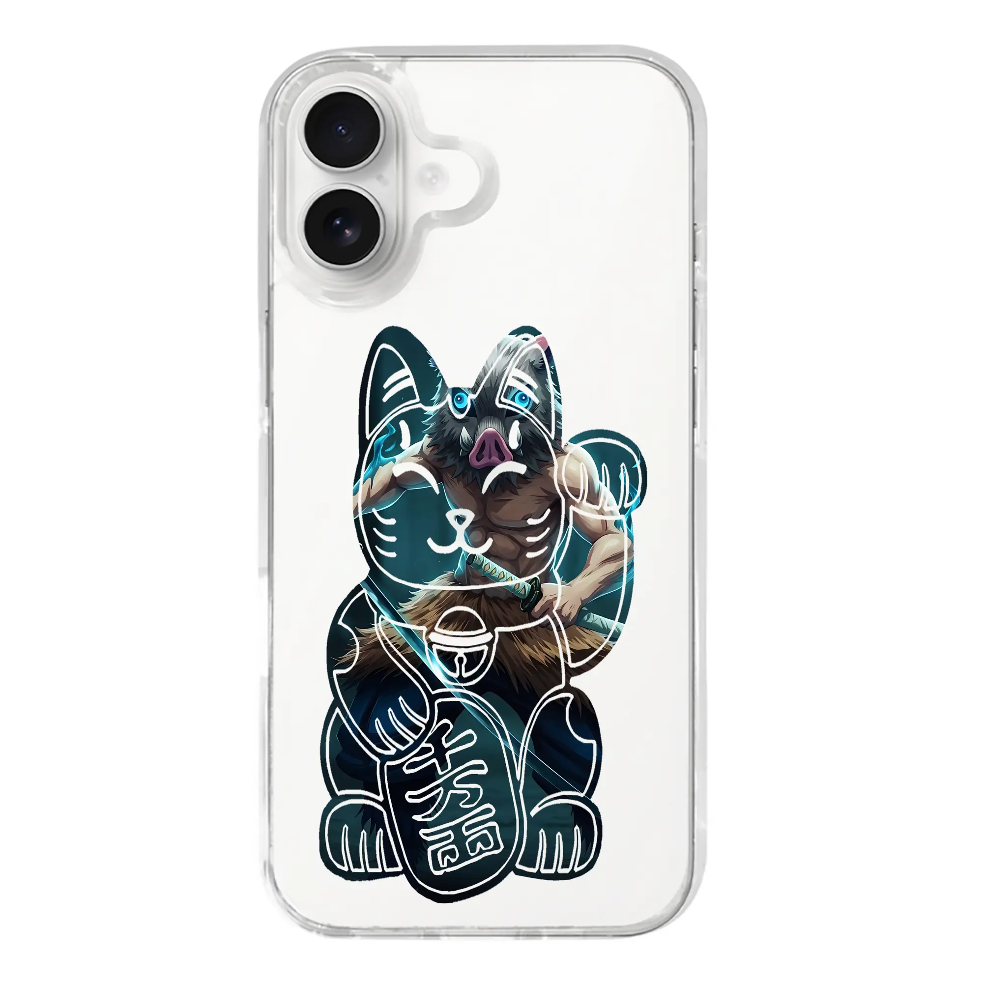 鬼滅の刃 グッズ,嘴平 伊之助 - iPhone 17シリーズ 透明スマホケース – 薄型・耐衝撃・精密フィット保護カバー